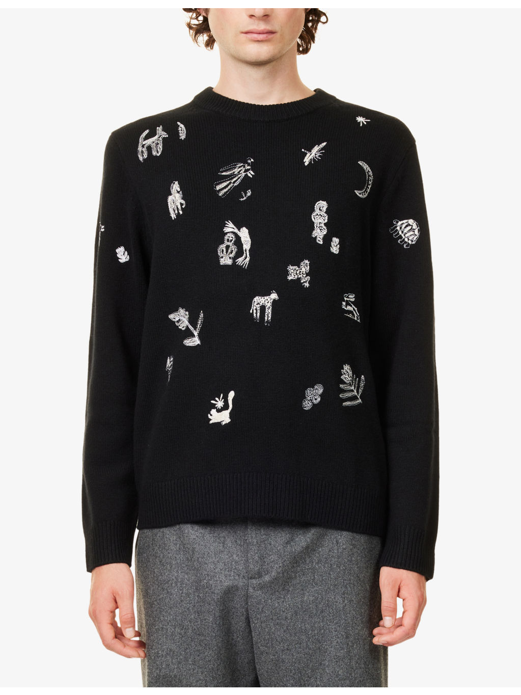 Mini Beast Crewneck Wool Jumper - 3