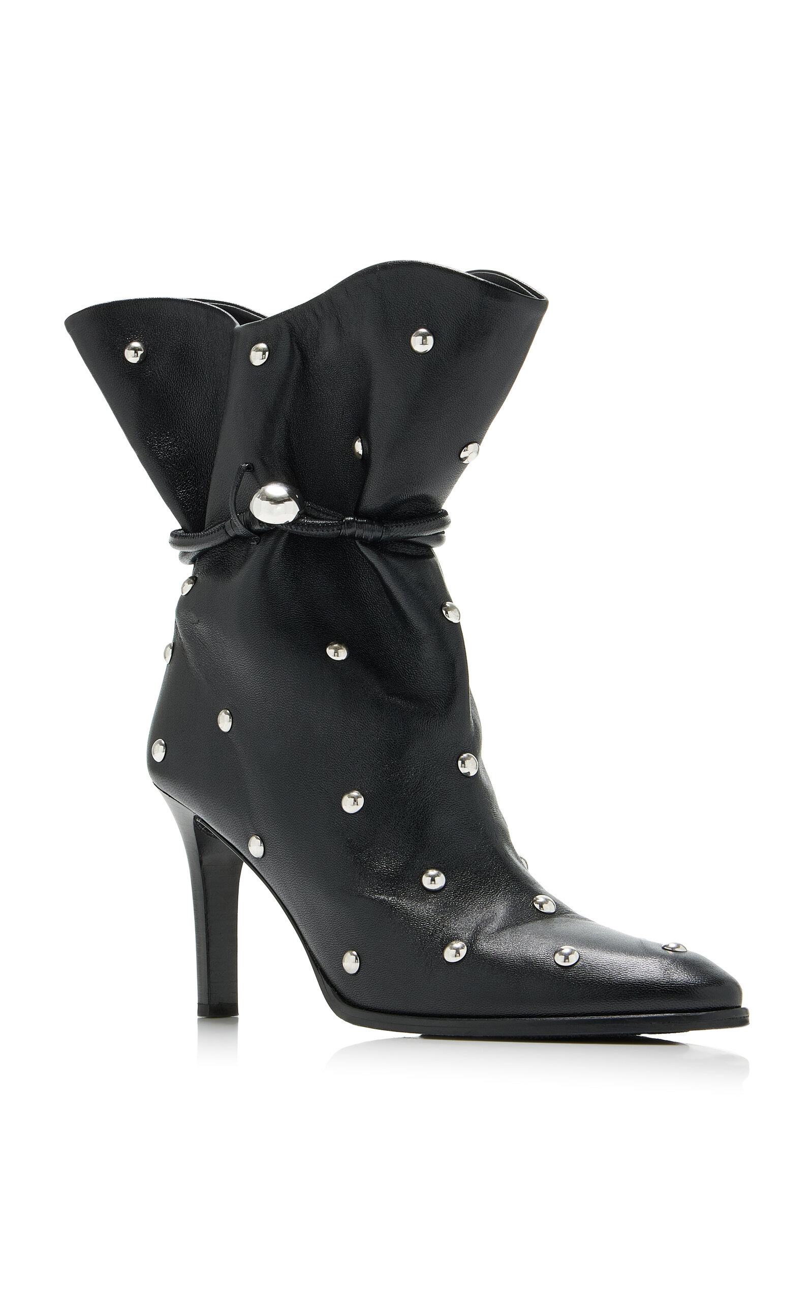 Lolya Studded Leather Boots black - 4