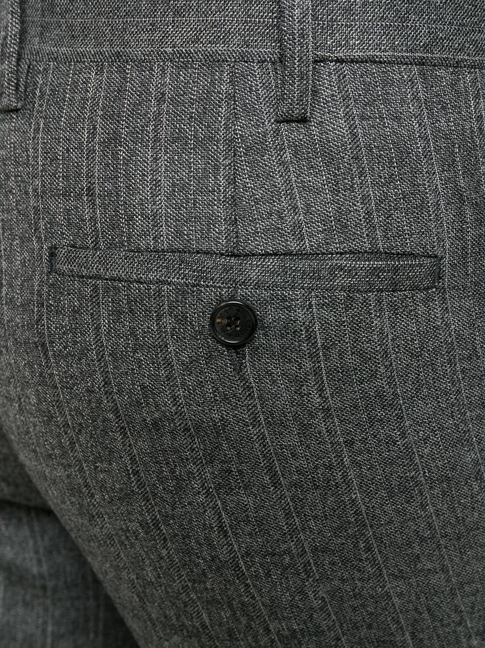 pinstripe single-breasted suit - 6