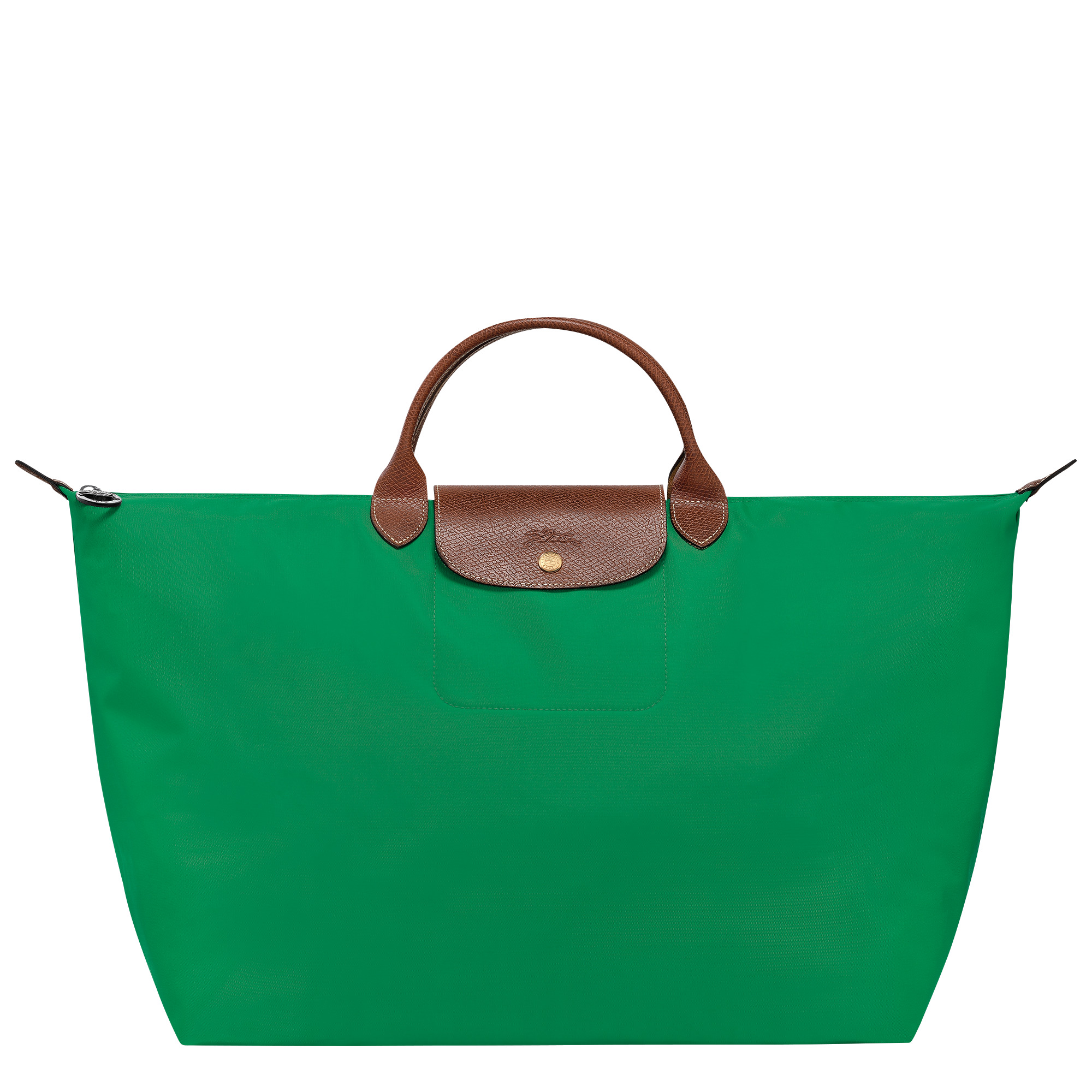 Le Pliage Original S Travel bag Green - Recycled canvas - 1