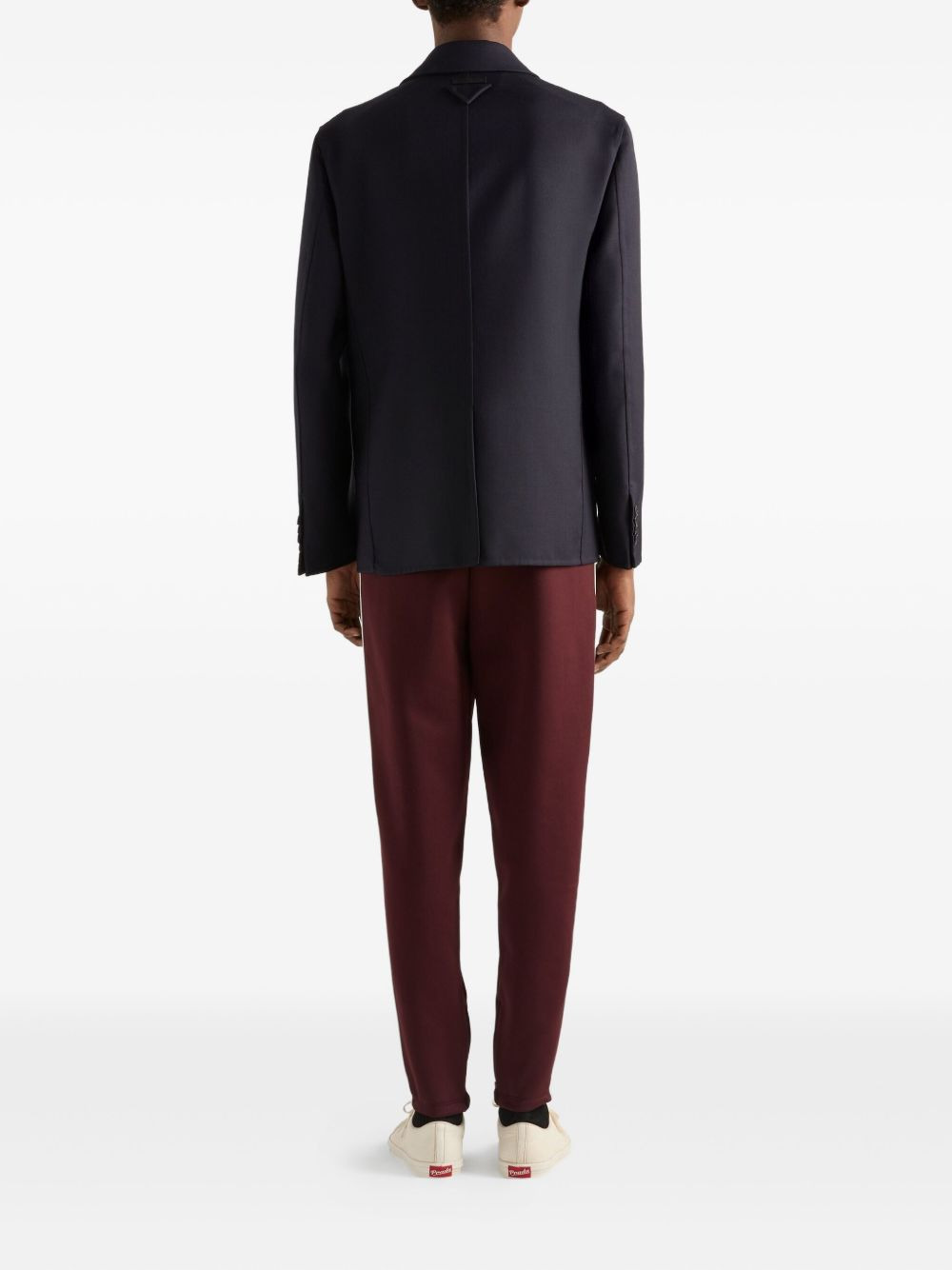 notch-lapels three-button blazer - 3