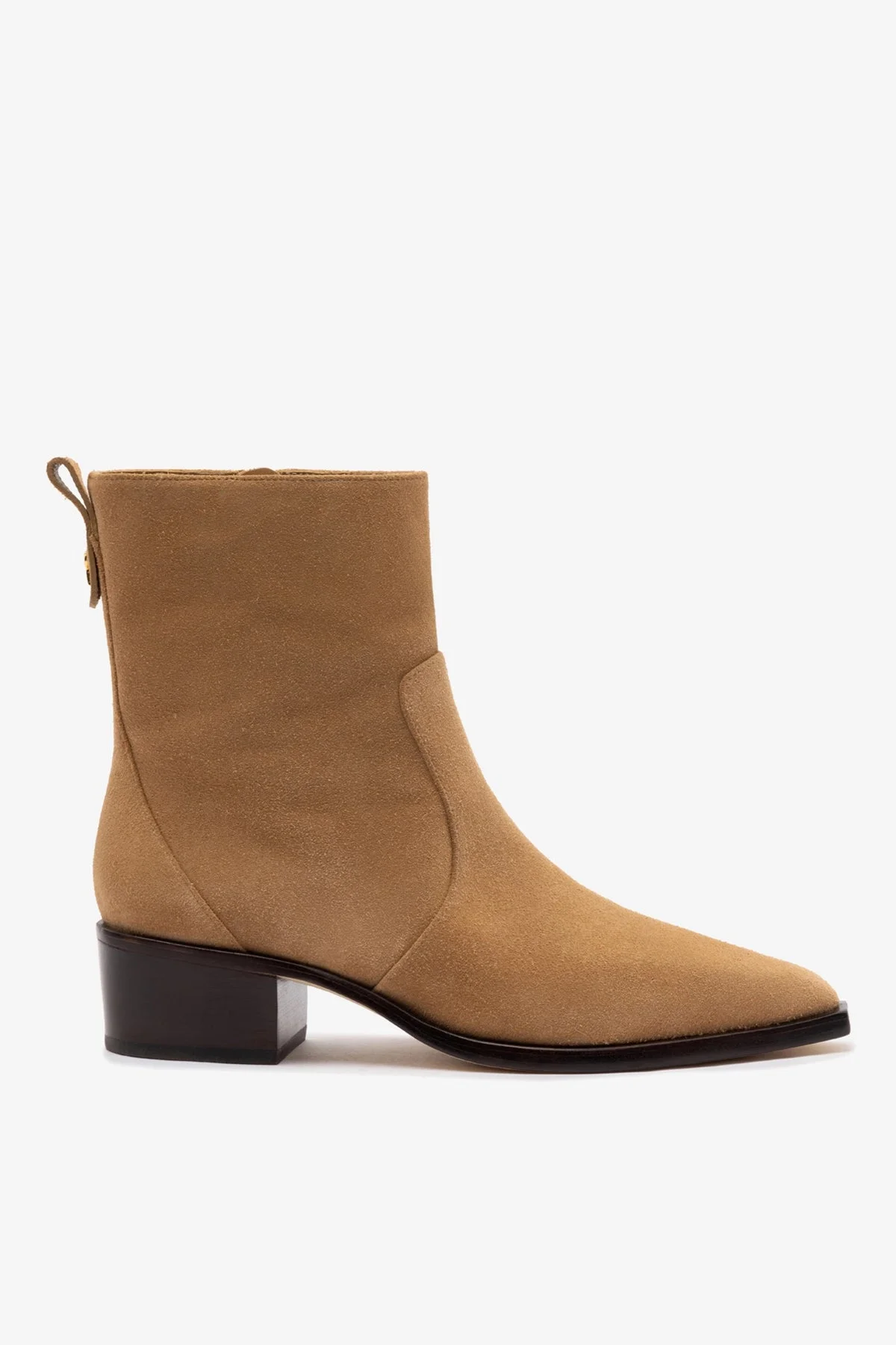 Florencia Low Boot In Peanut Suede - 1