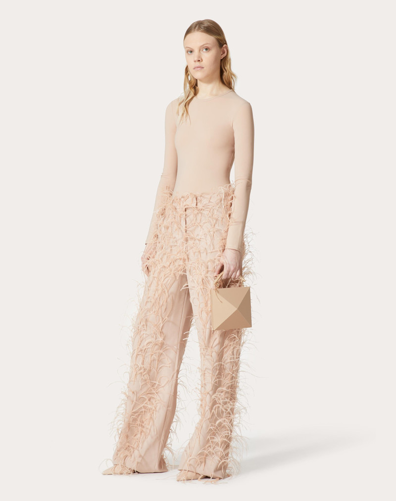 Valentino ENAMELED STUD CLUTCH outlook