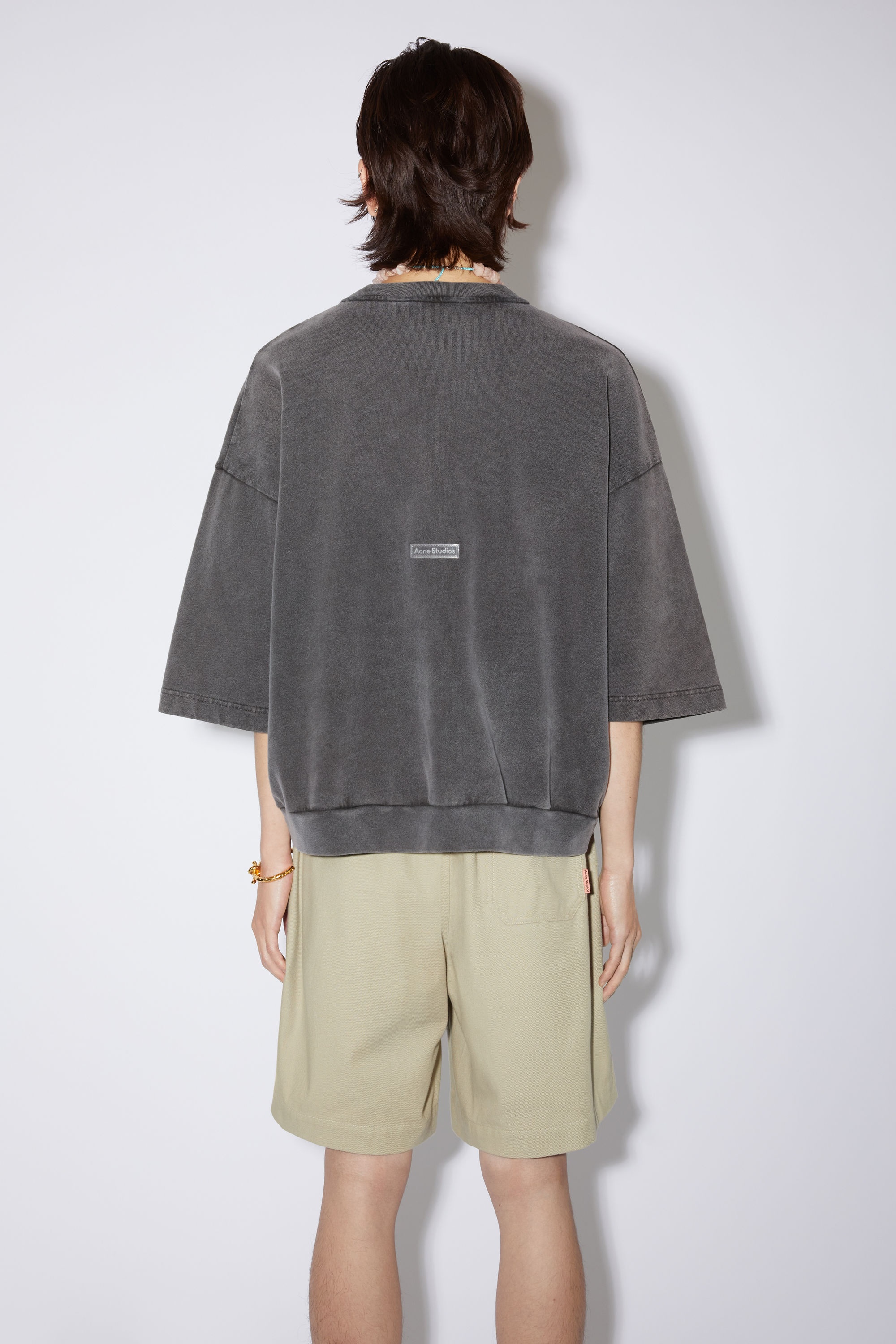 Patch logo t-shirt - Faded black - 3