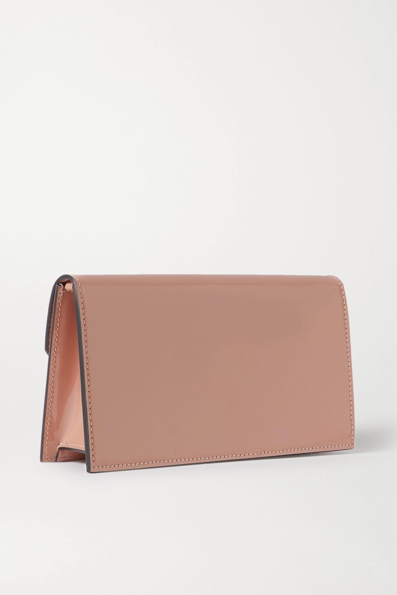 Loubi54 patent-leather clutch - 3