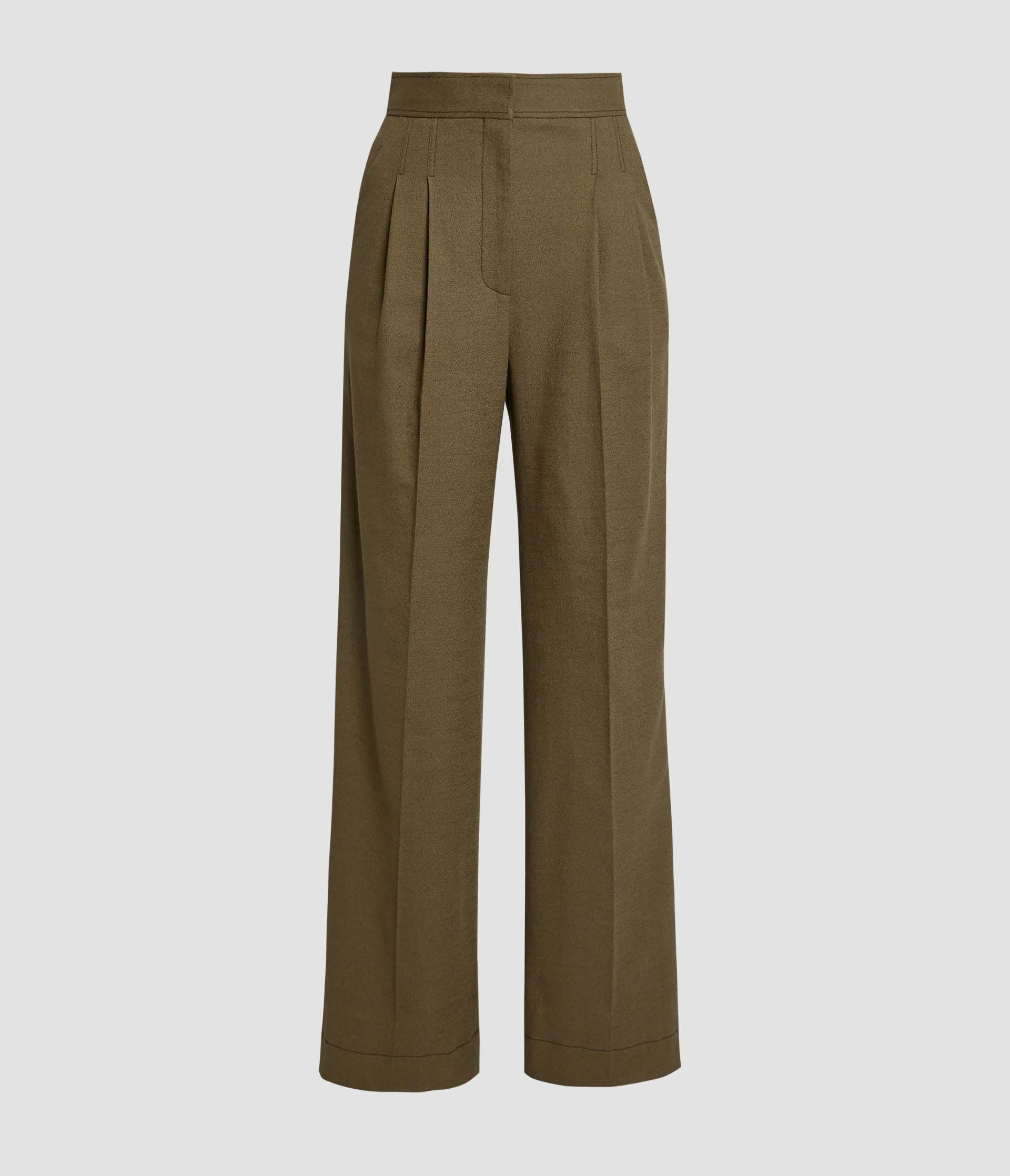 CREPE WIDE LEG TROUSER - 1