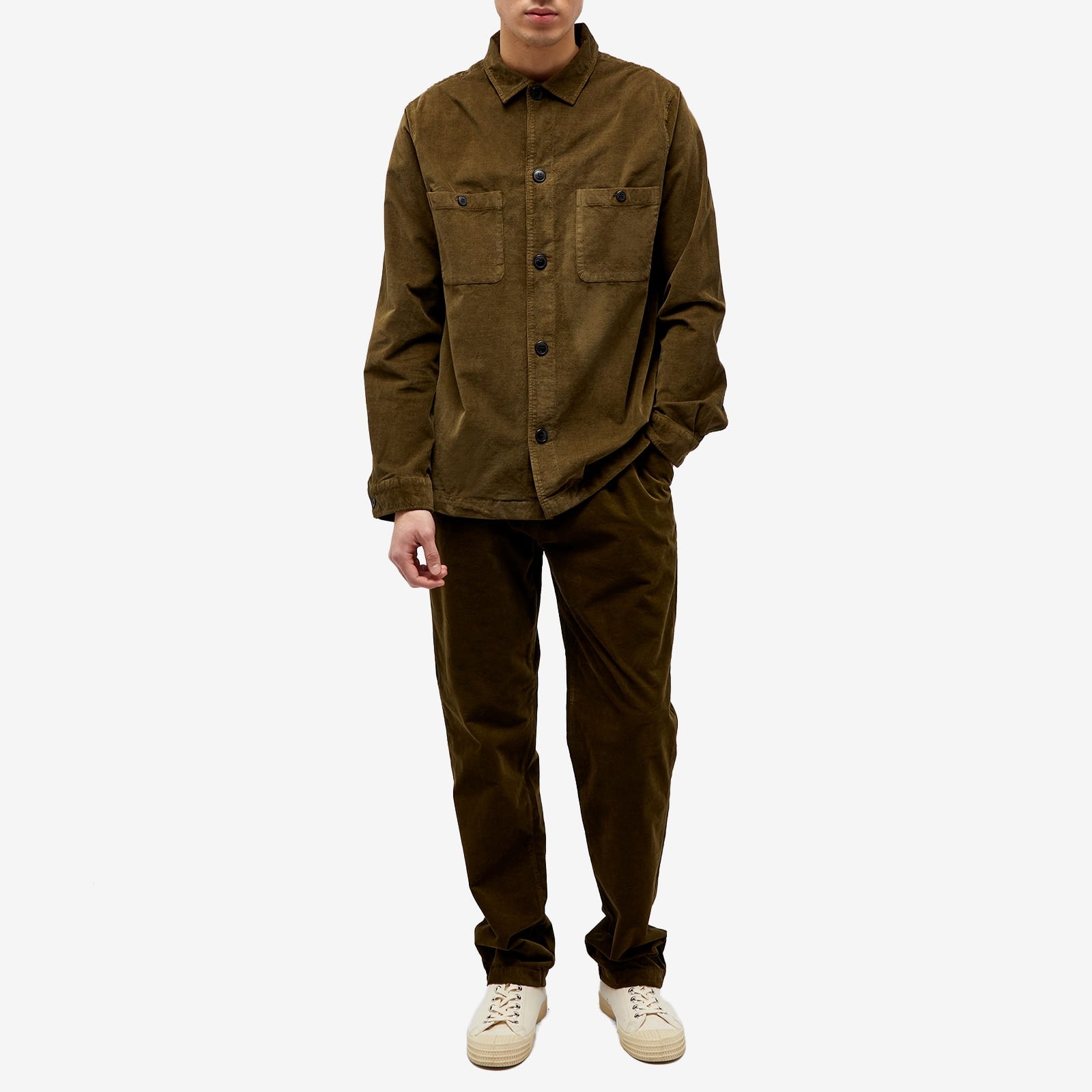 Sunspel Cellular Cord Overshirt - 4