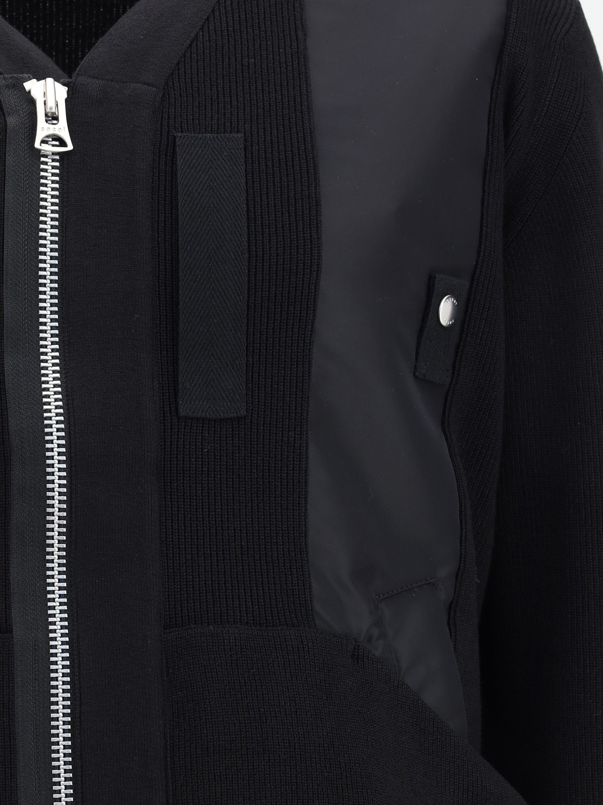 Sacai Men Zip Paneled Jacket - 3