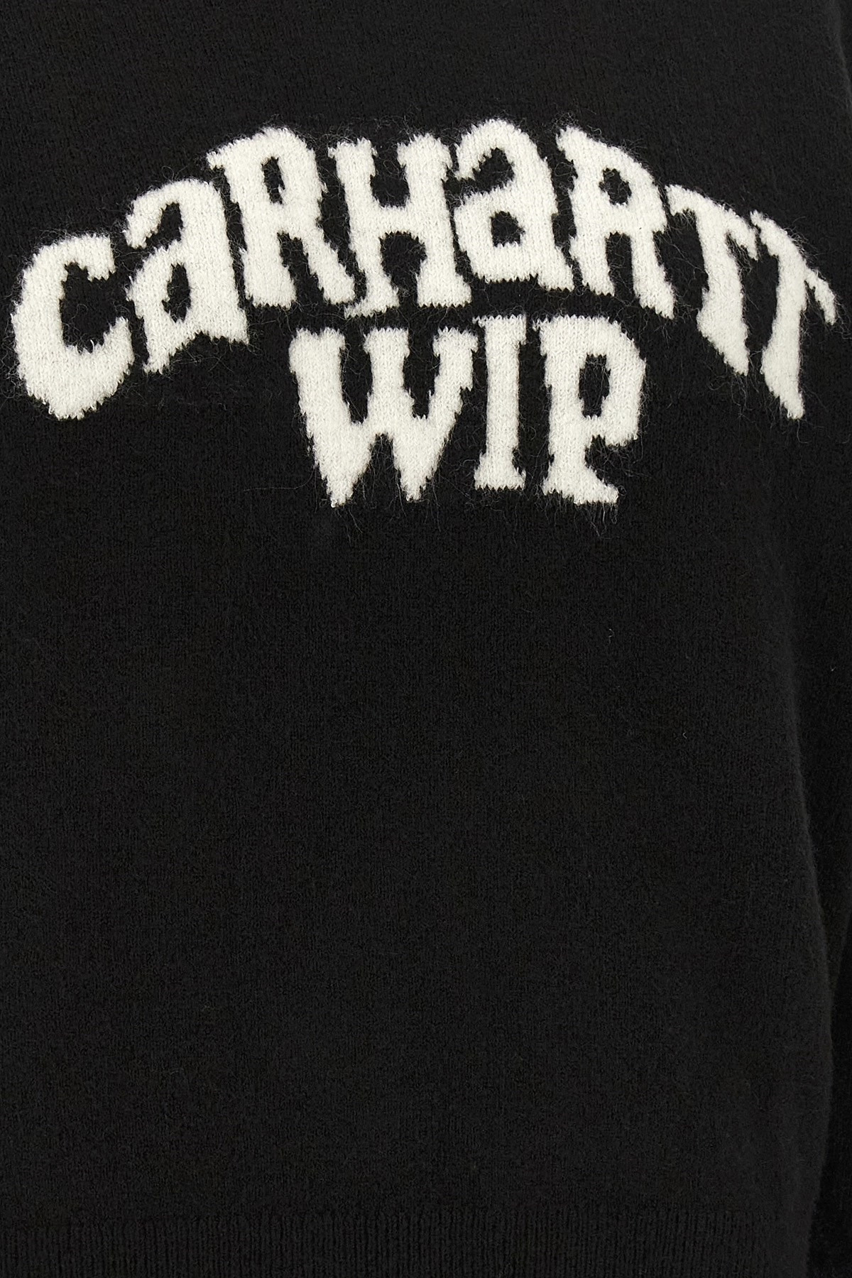 Logo intarsia sweater - 4