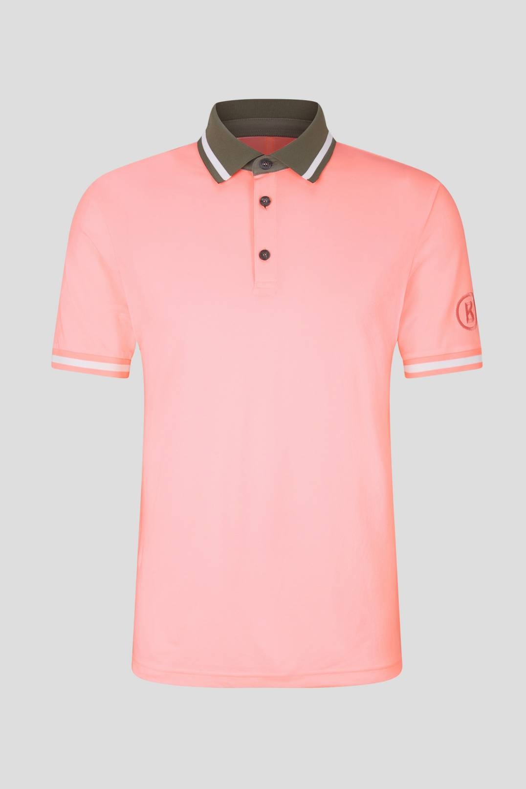 EMILO FUNCTIONAL POLO SHIRT IN CORAL - 1
