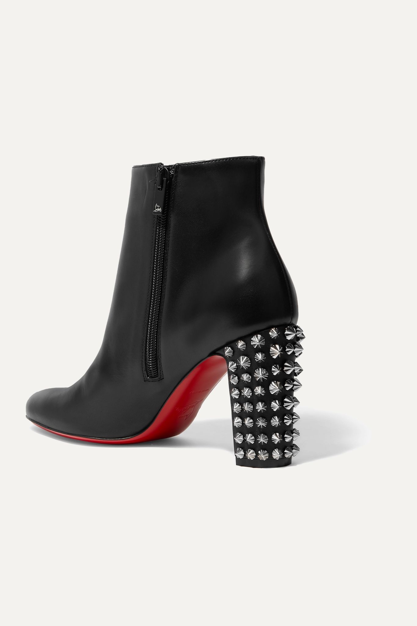 Suzi Folk 85 spiked leather ankle boots - 4