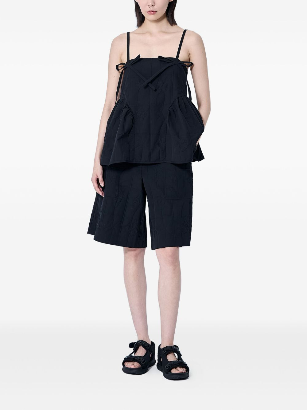 Annika quilted knee-length shorts - 2
