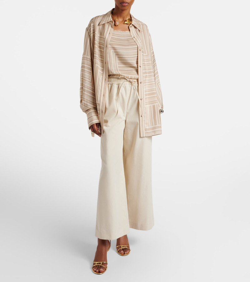 JOSEPH Thurla cotton wide-leg pants outlook