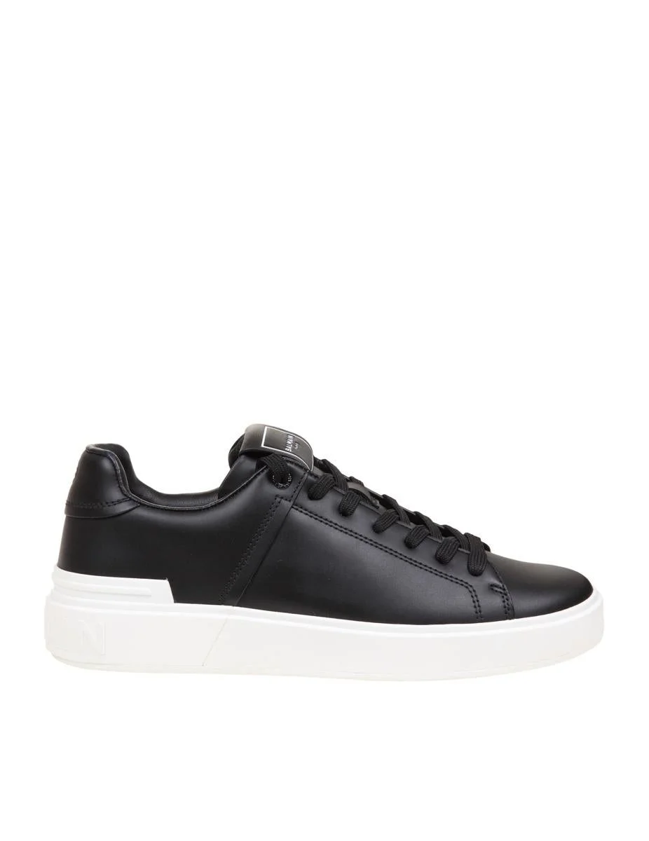 Balmain Calfskin Sneakers - 1