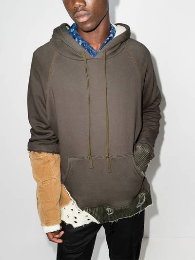 Greg Lauren Fragment cotton hoodie outlook