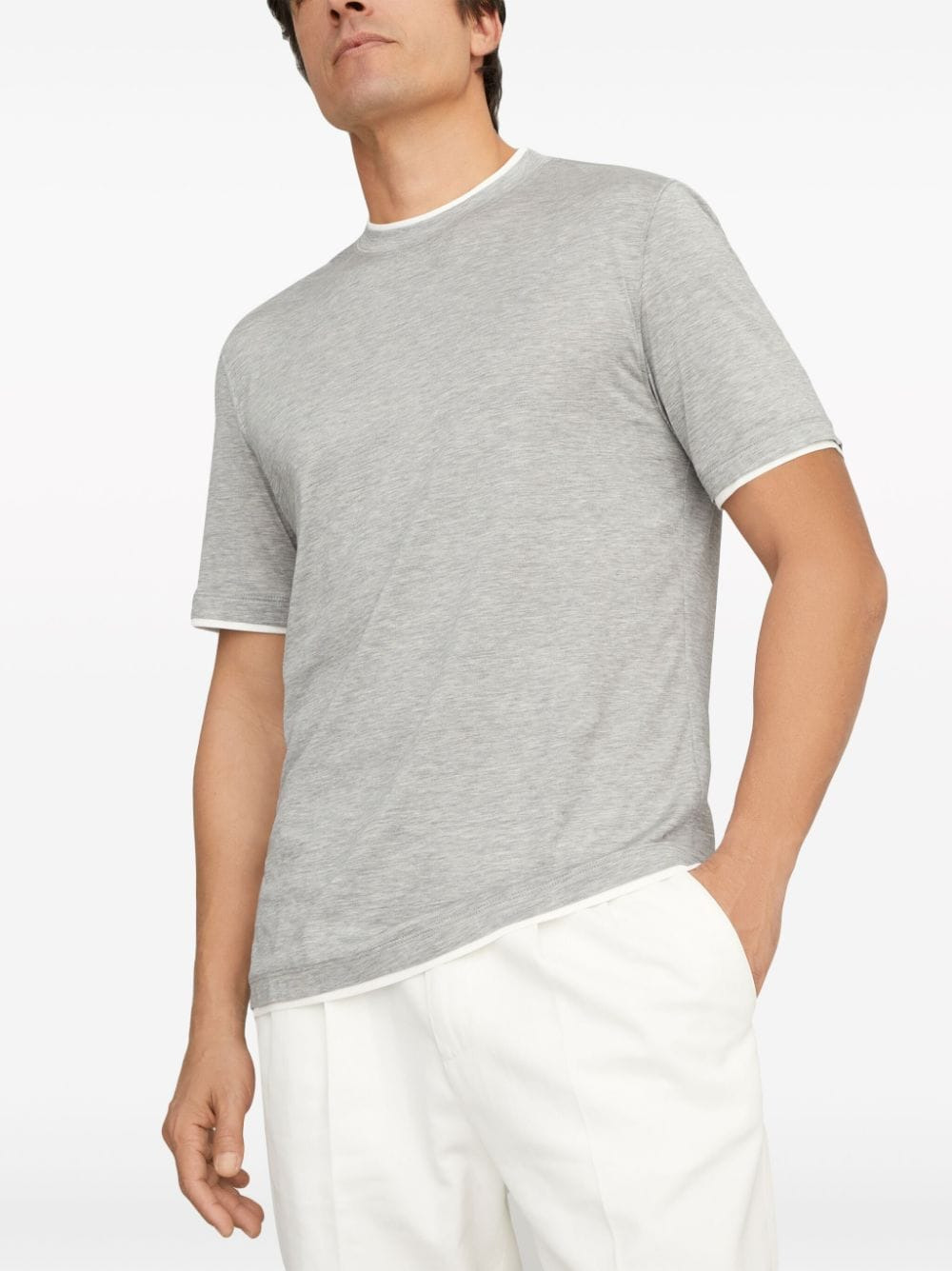 Brunello Cucinelli Men Cotton T-Shirt - 5