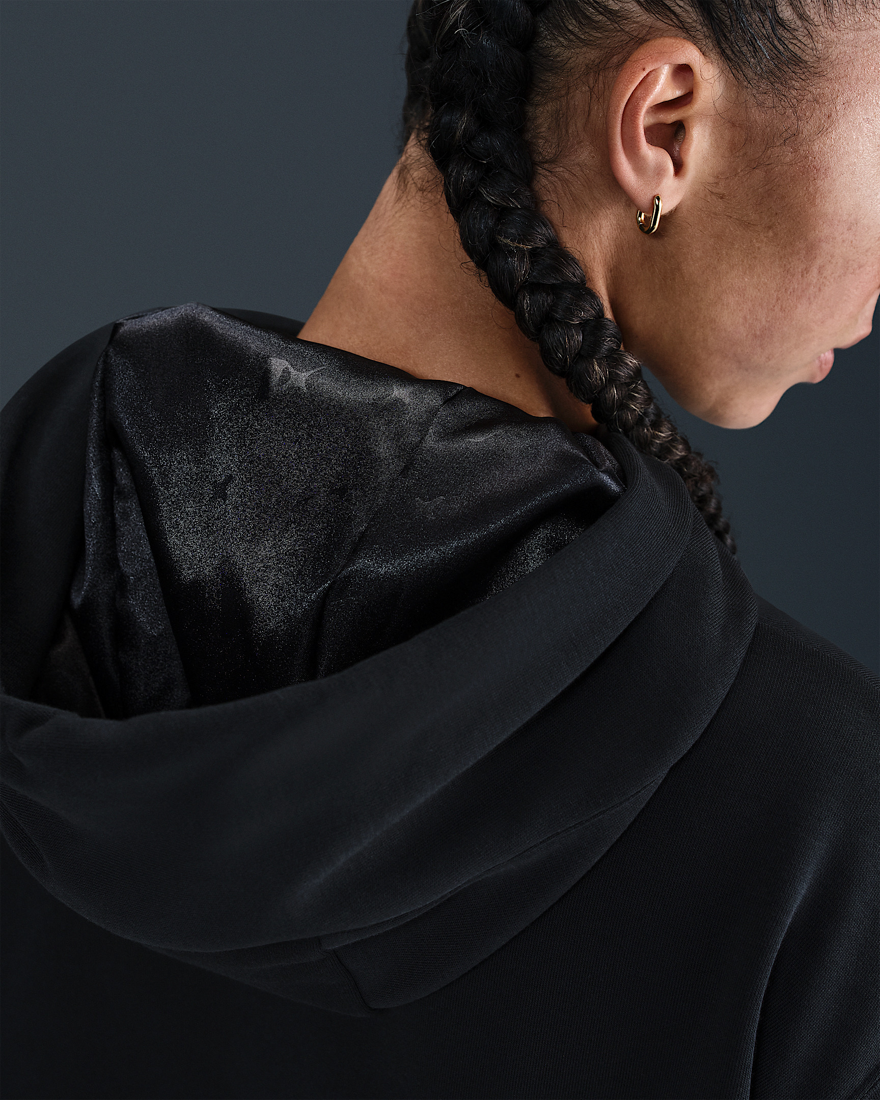 A'ja Wilson Women's Oversized Cropped Basketball Hoodie - 6