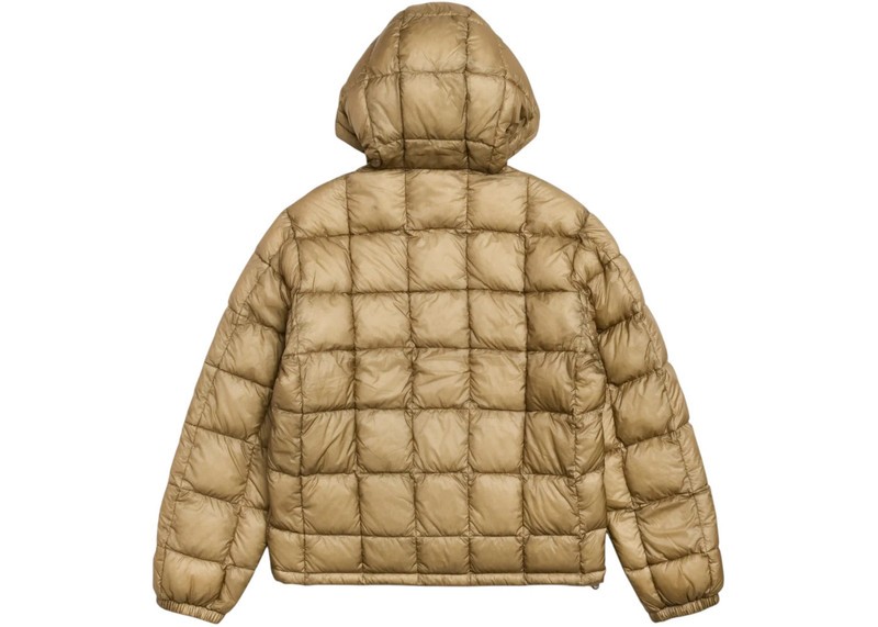 Stüssy Stussy Midweight Hooded Puffer Jacket Khaki outlook