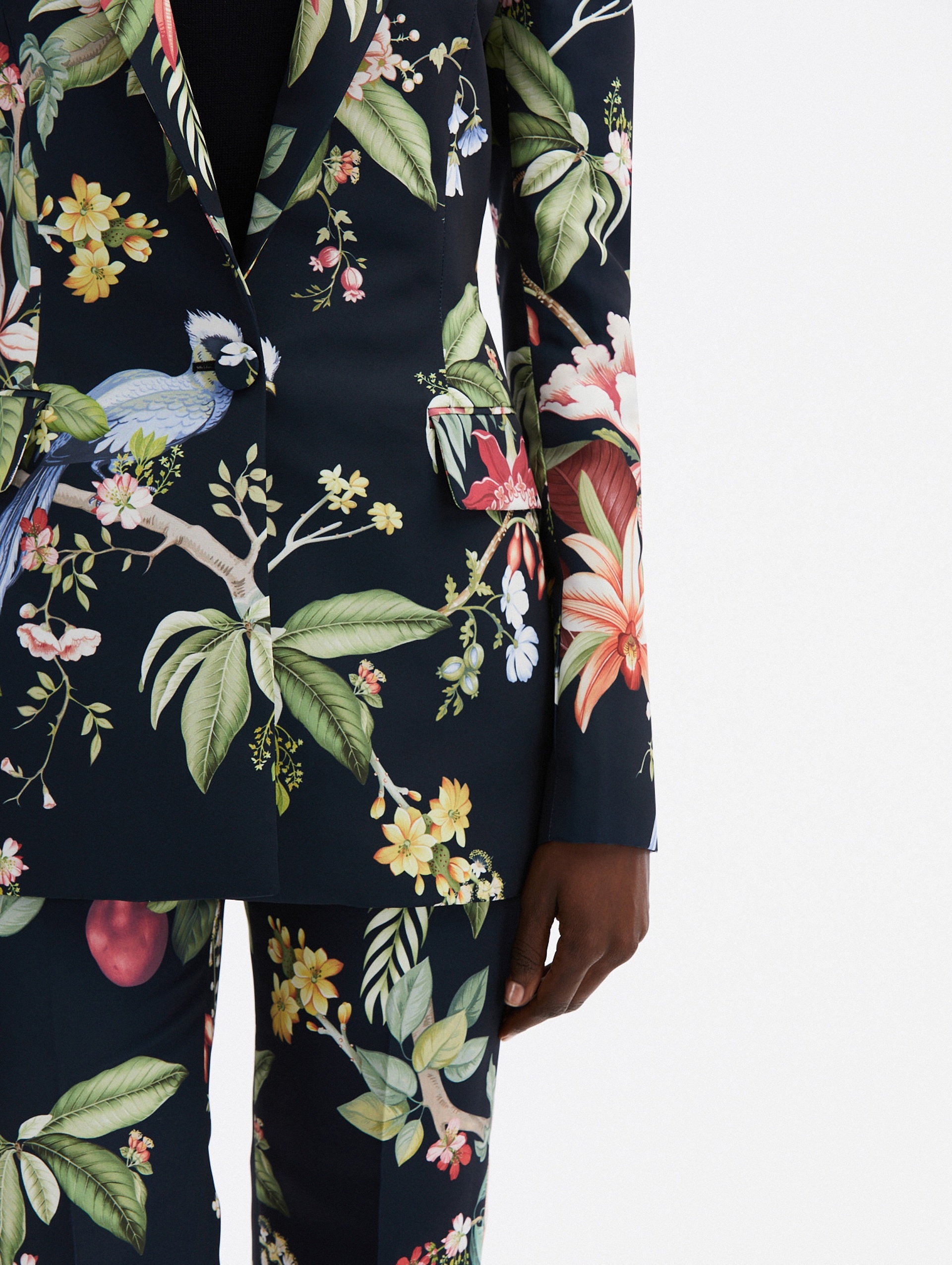 DEGRADE FLORA & FAUNA FAILLE JACKET - 4
