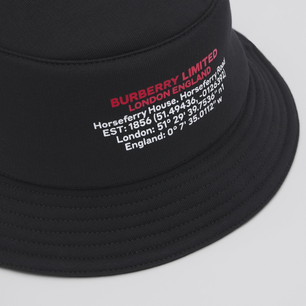 Location Print Cotton Bucket Hat - 6