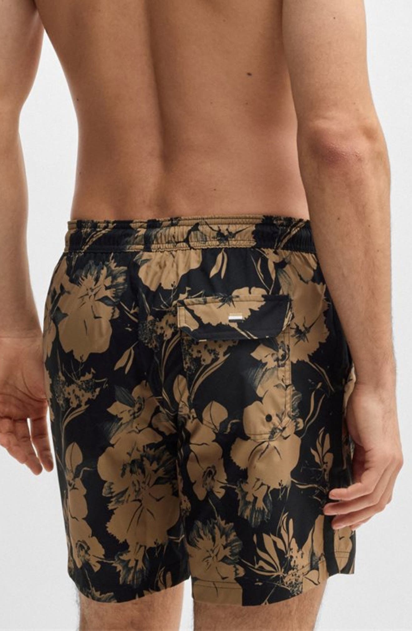 BOSS Alain Swim Trunks in Black at Nordstrom - 2