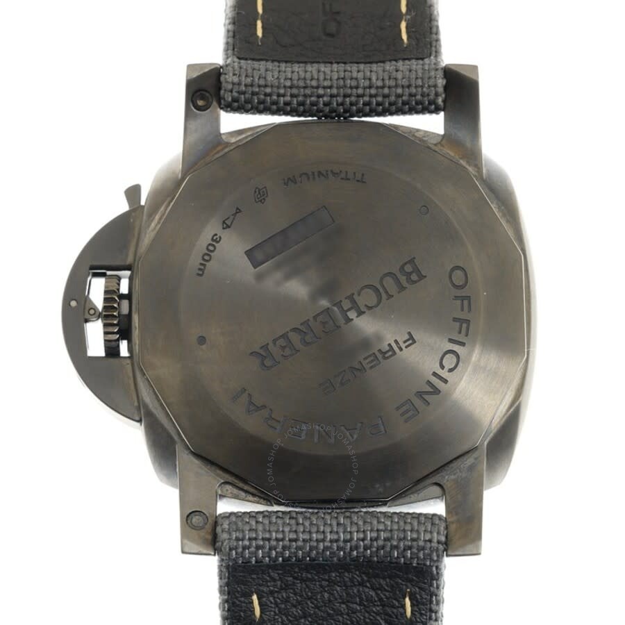 Panerai Luminor Hand Wind Blue Dial Men's Watch PAM01021 - 4