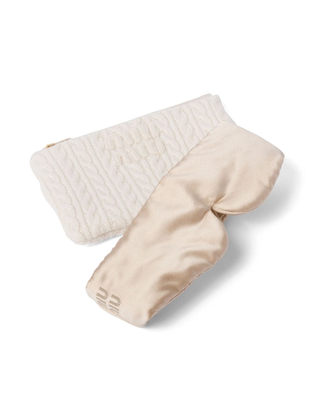 Duchesse cashmere sleep mask - 3