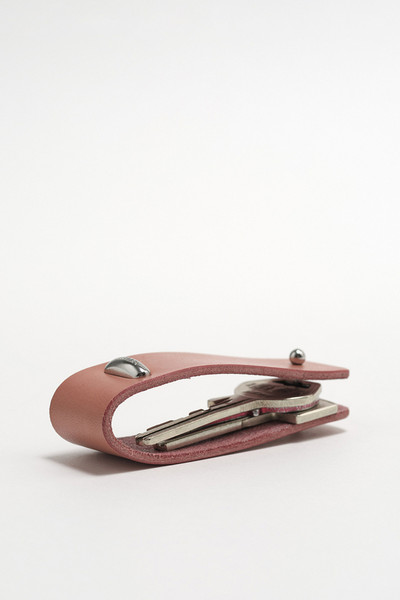 Our Legacy Pierced Key Holder Tasty Pink Leather outlook