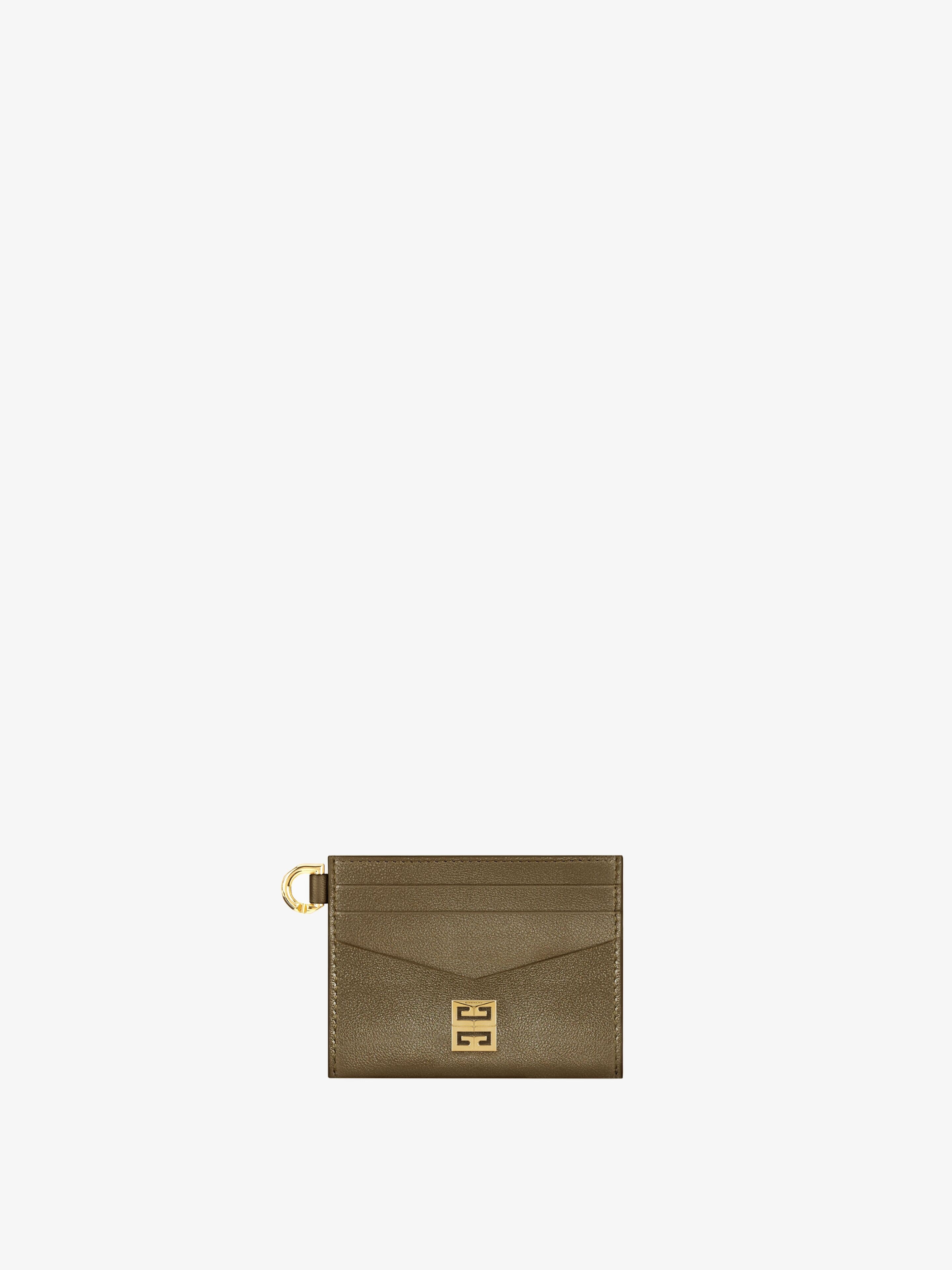 4G CARD HOLDER IN GRAINED LEATHER - 1