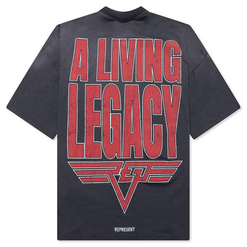 REPRESENT LIVING LEGACY T-SHIRT - SUN FADE GREY outlook