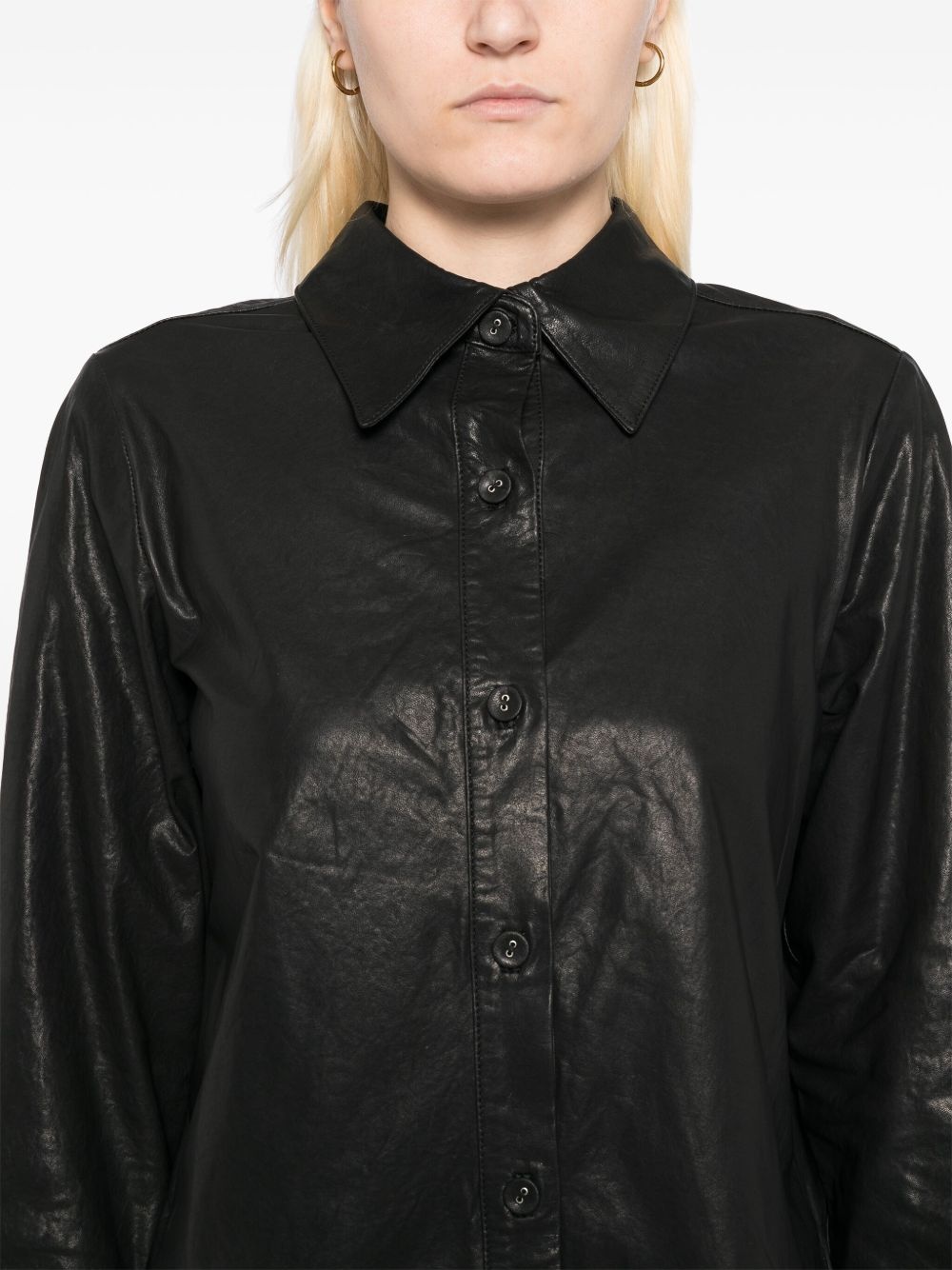 leather shirt - 5