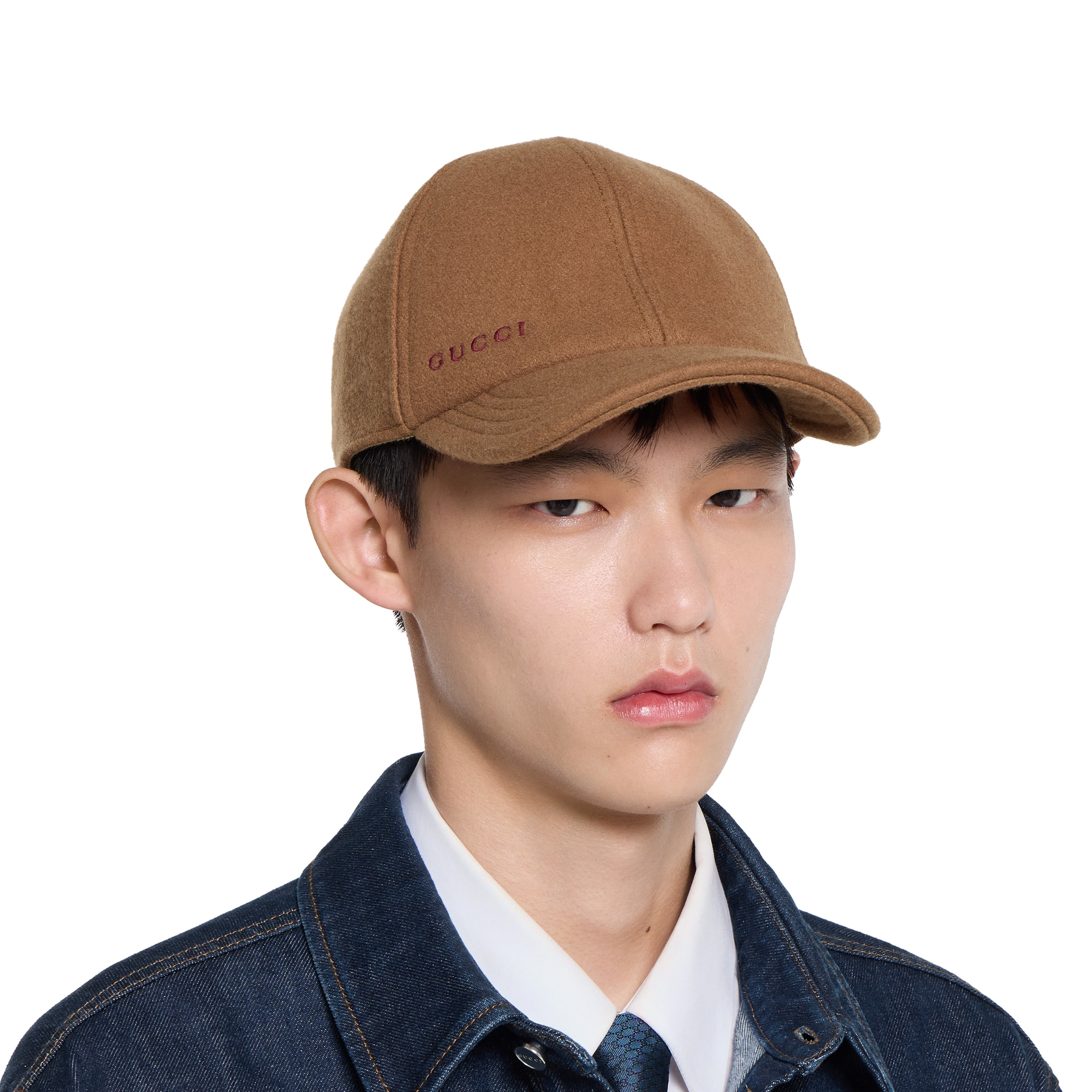 Wool baseball hat with embroidery - 3