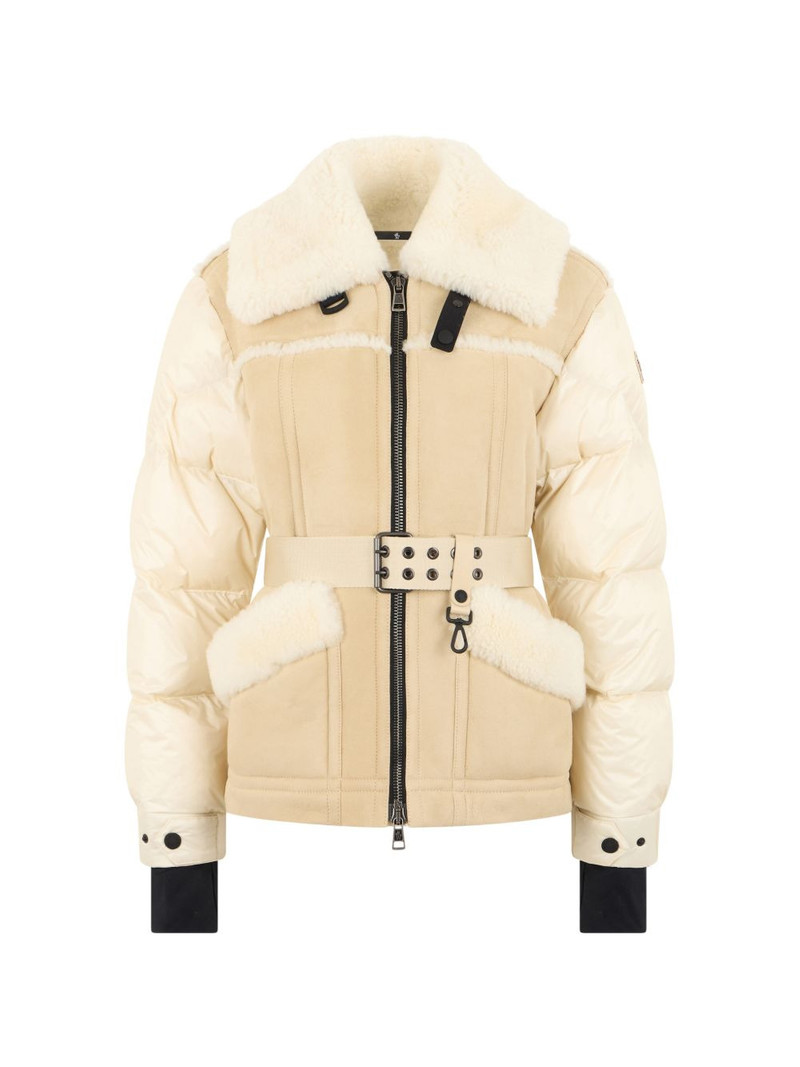 shearling belted jacket 1