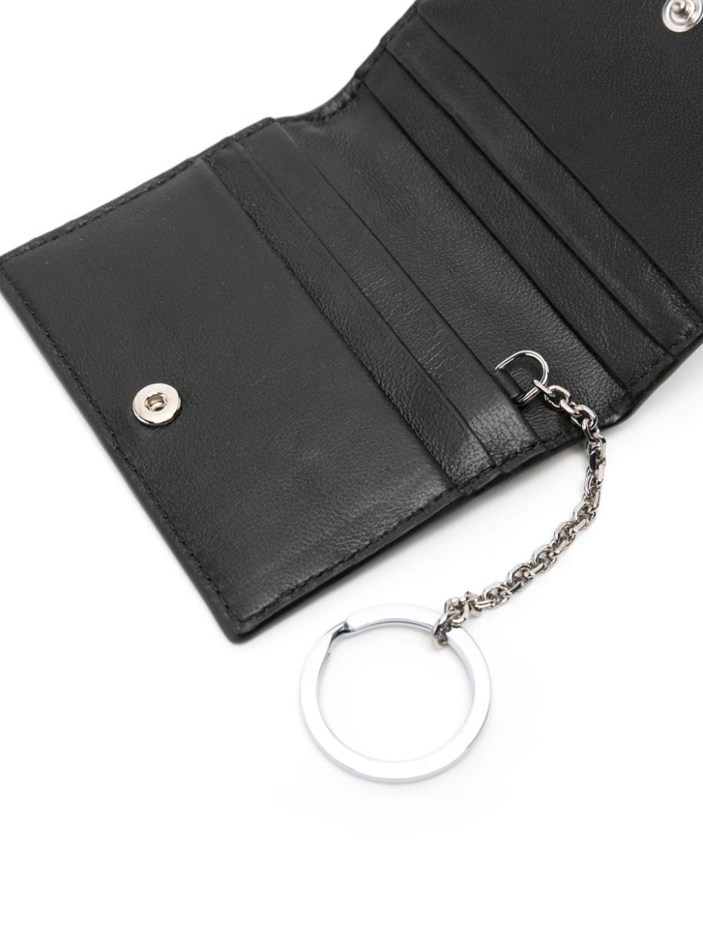 logo-embroidered bi-fold wallet - 3