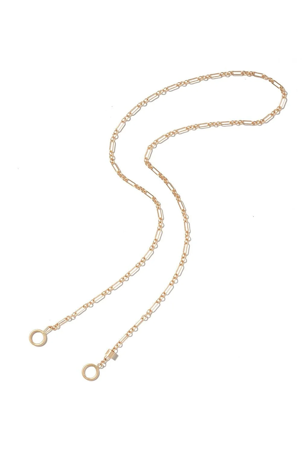 Old World Chain Necklace - Yellow Gold - 14in - 1