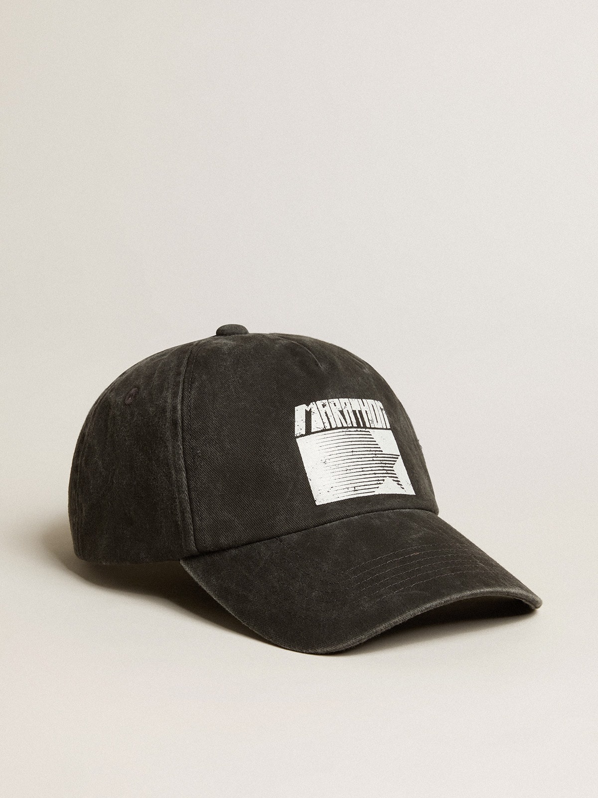 Anthracite gray cap with Marathon logo on the front - 2