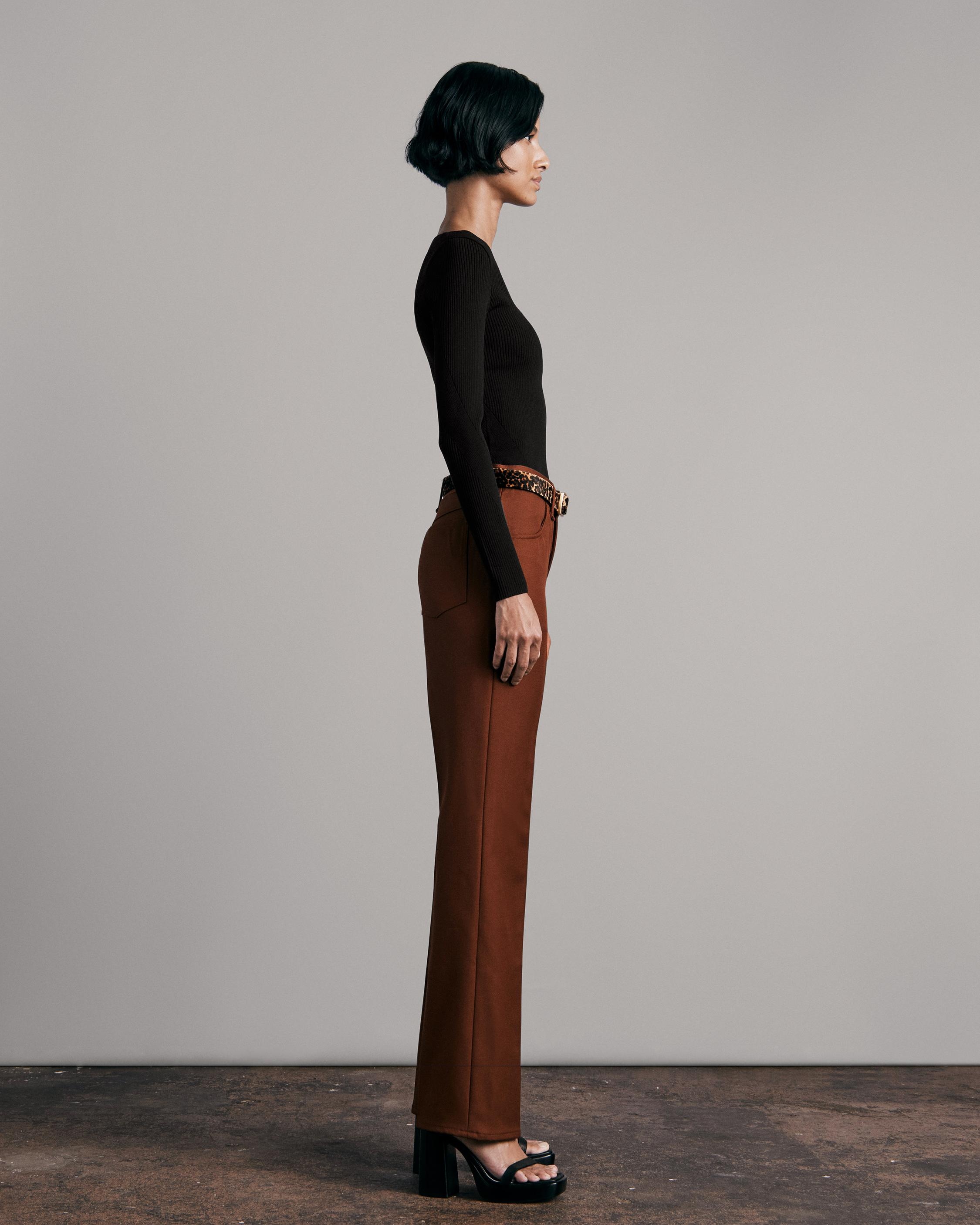 Asher Viscose Long Sleeve
Slim Fit Top - 4