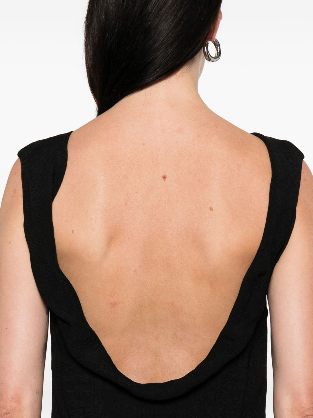 cowl-back maxi dress - 5