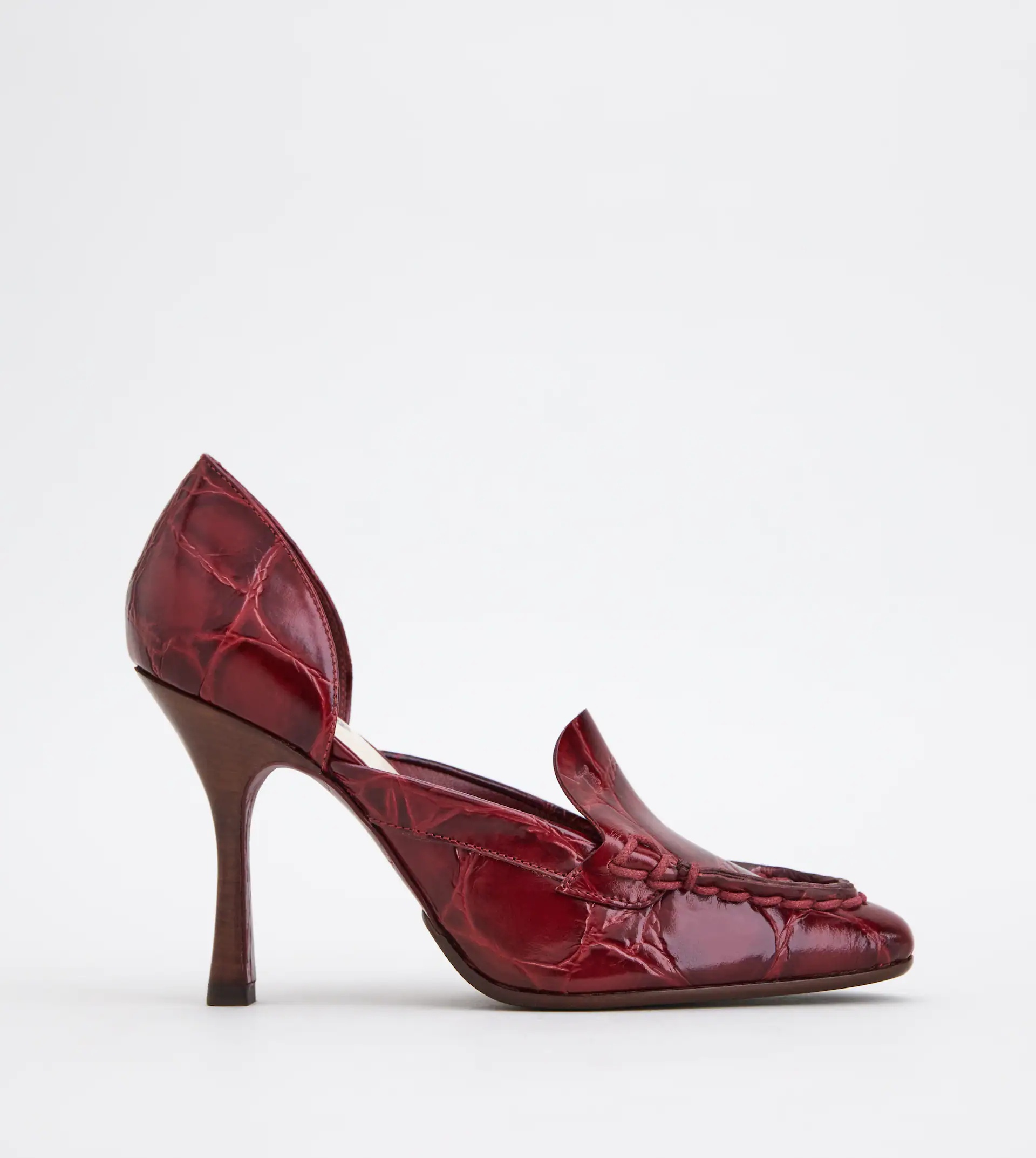 DORSAY SPIGA PUMPS IN LEATHER - RED - 1