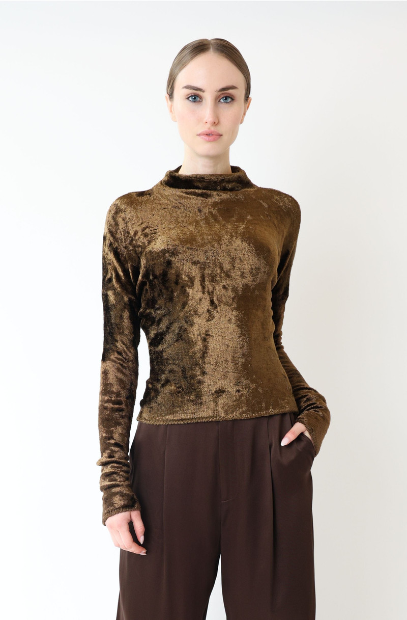 LAPOINTE Velvet Dolman Top outlook