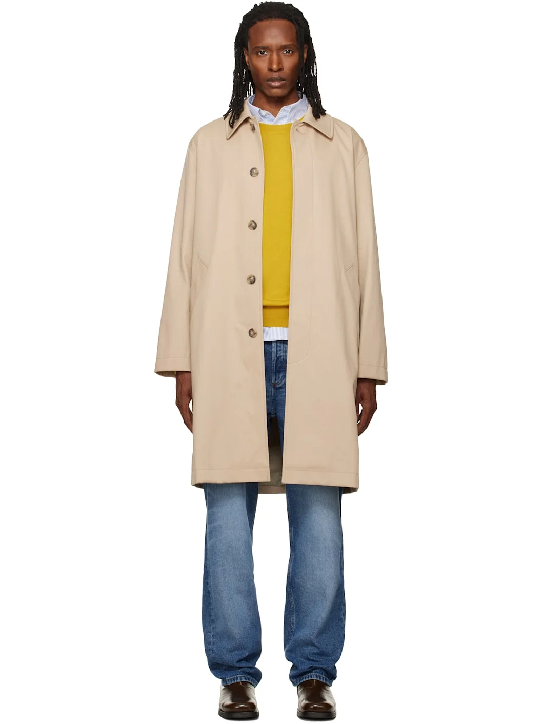 Beige Urban Mac Coat - 1
