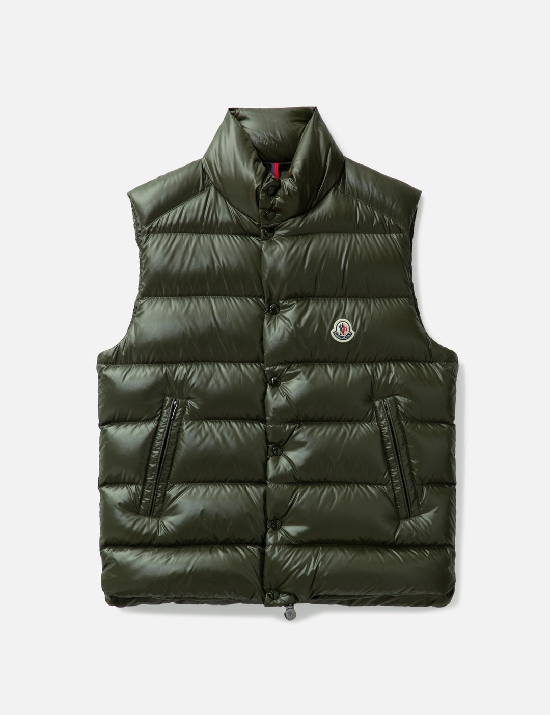 OLIVE GREEN TIBB DOWN GILET - 1