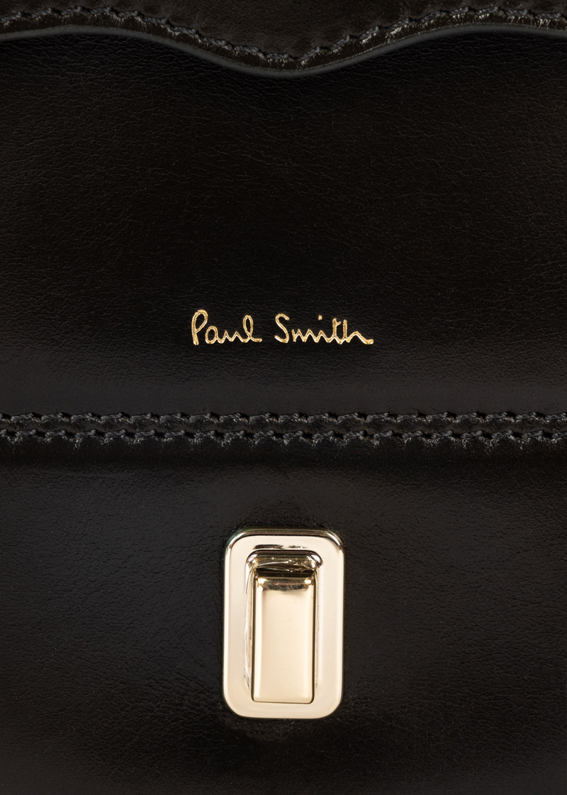 Women's Dark Green Leather Tear Drop Bag 3