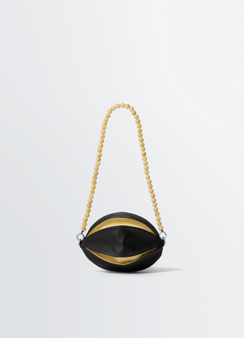 Lemaire BALLOON SLITS BAG IN LEATHER outlook