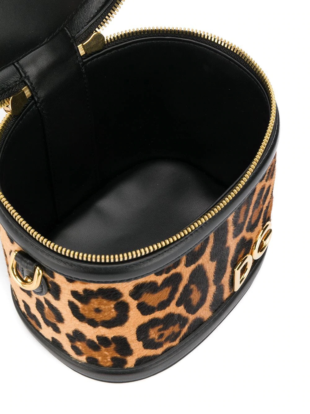 round leopard-effect tote - 5