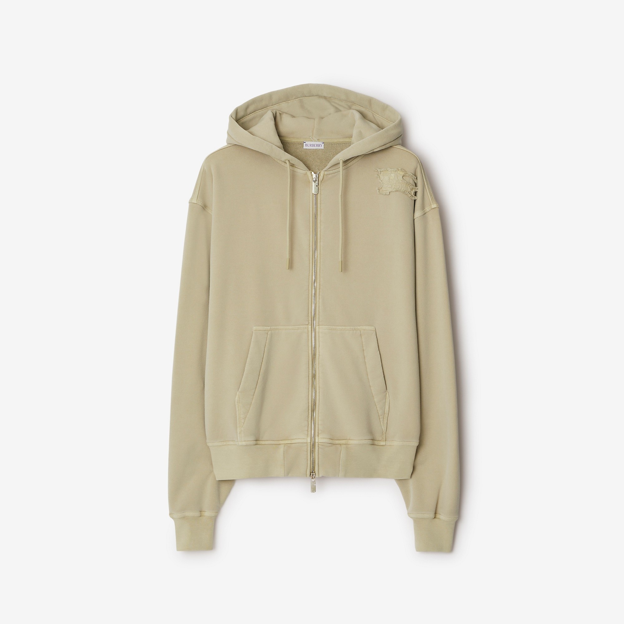 Cotton Blend Zip Hoodie - 1