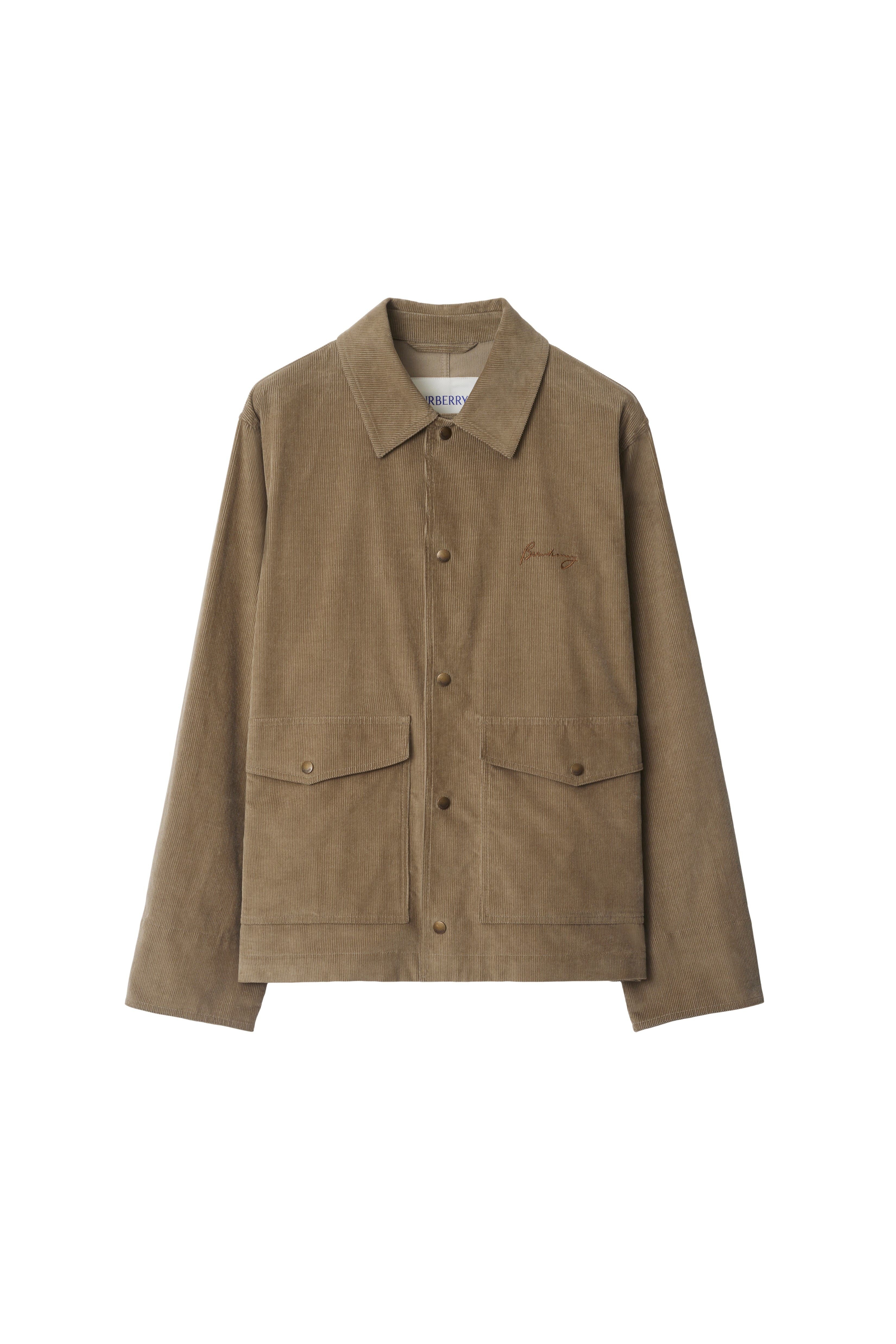 burberry Corduroy Jacket in Puddle Beige at Nordstrom - 2