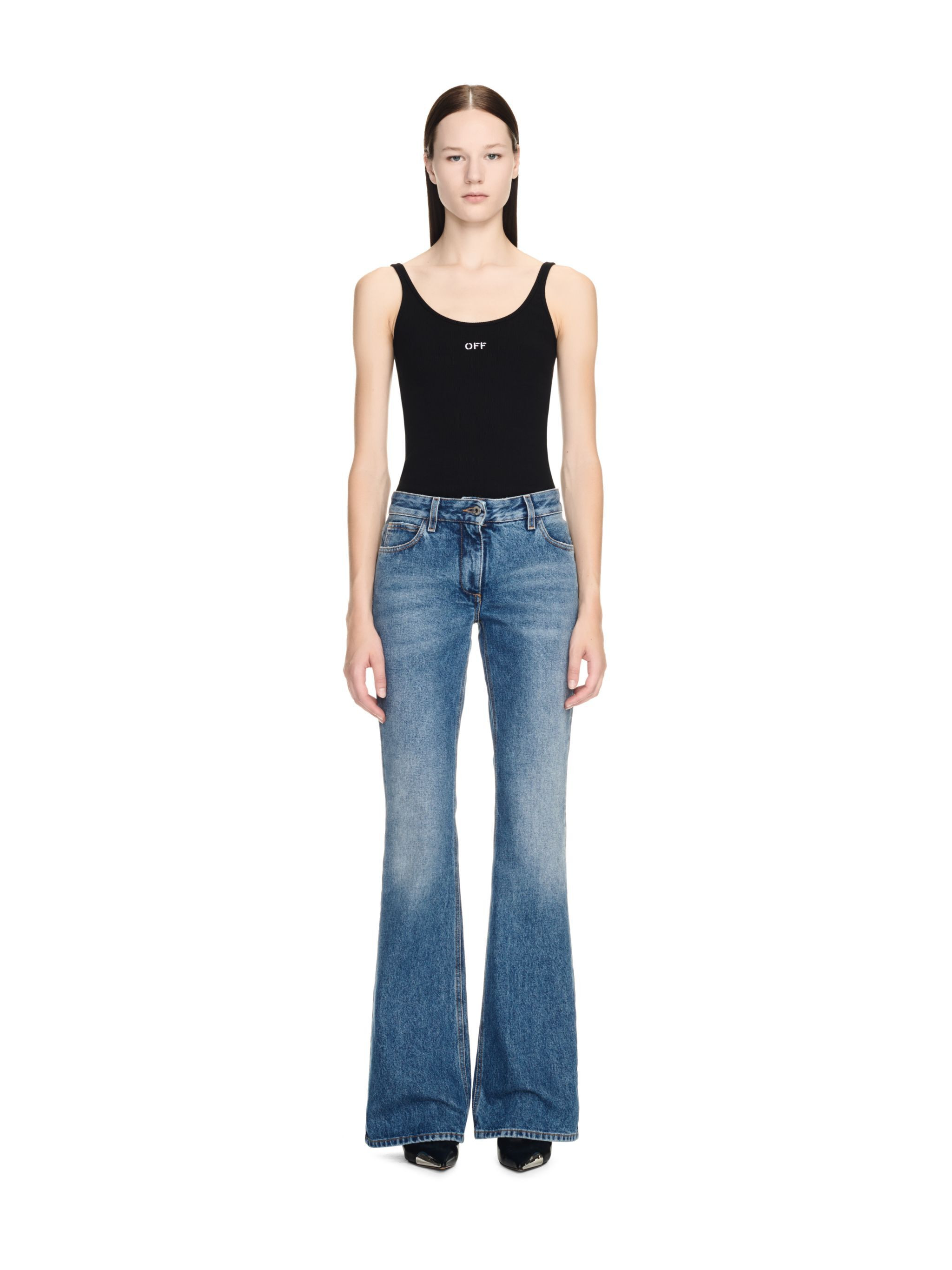 Off Stamp Rib Tank Top - 2