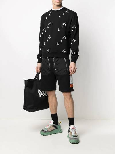 Off-White all-over logo sweatshirt outlook