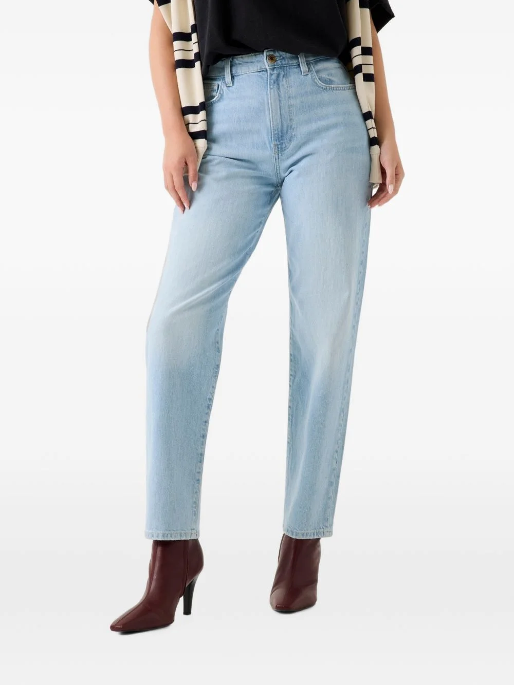 mom cotton jeans - 1